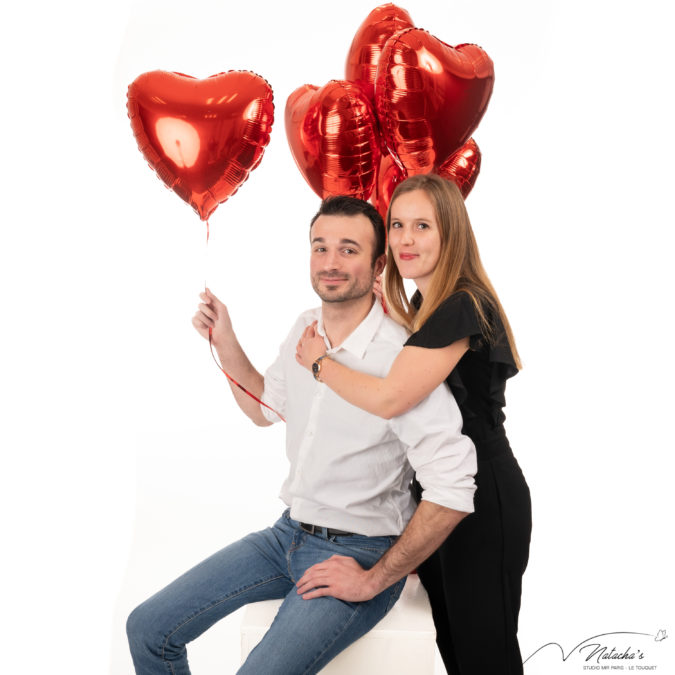 Séance photo en couple au Touquet-Paris-Plage